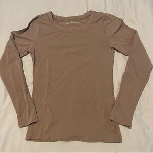 Abercrombie & FitchWomen's Long Sleeve Brown Top Size S